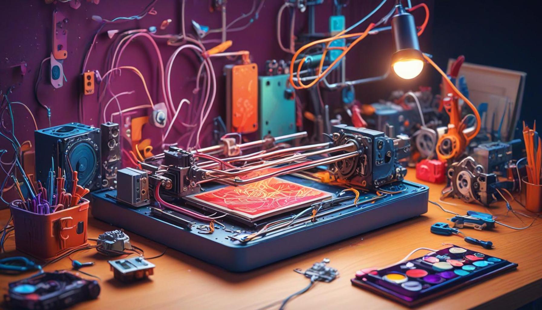 Craftsmanship with Technology: Integrating 3D Printing and Electronics in Handmade Creations